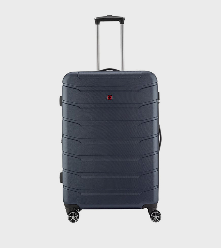 Textured Hard Shell Trolley Bag, 78cm