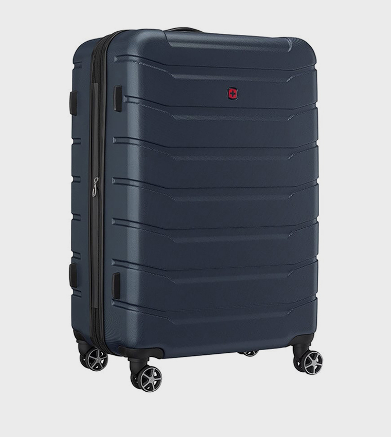 Textured Hard Shell Trolley Bag, 78cm