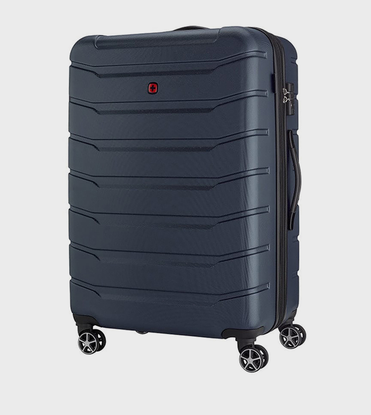Textured Hard Shell Trolley Bag, 78cm