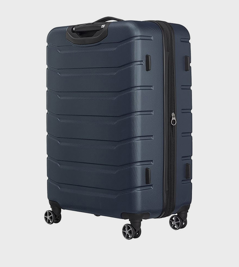 Textured Hard Shell Trolley Bag, 78cm