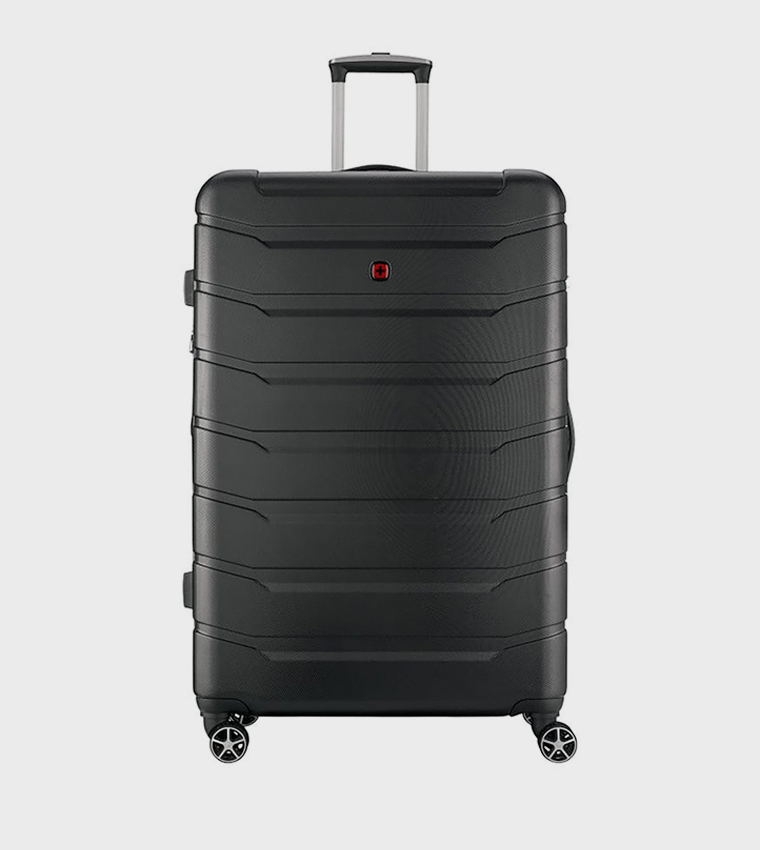 Textured Hard Shell Trolley Bag, 87cm