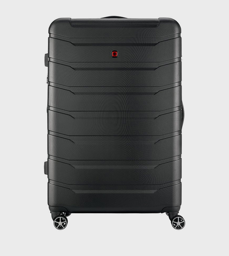 Textured Hard Shell Trolley Bag, 87cm