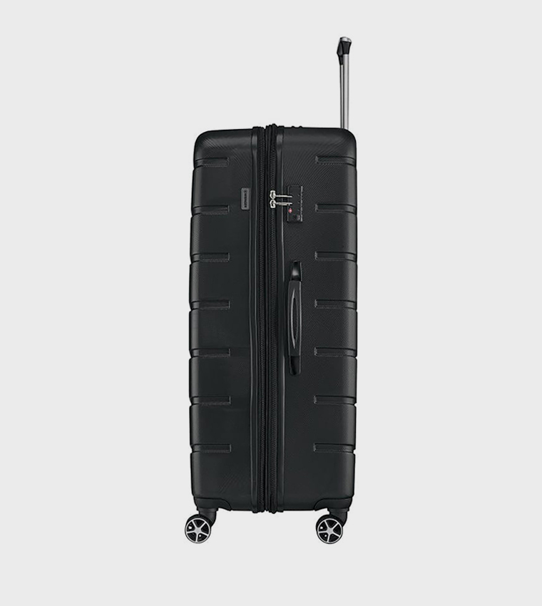 Textured Hard Shell Trolley Bag, 87cm