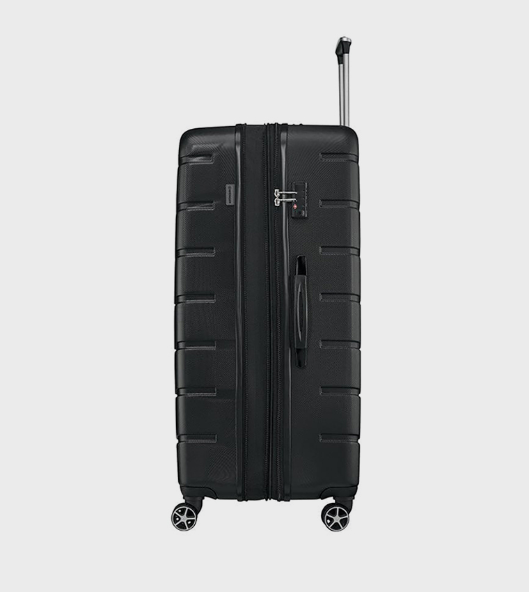 Textured Hard Shell Trolley Bag, 87cm