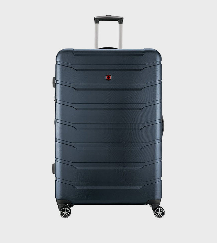 Textured Hard Shell Trolley Bag, 87cm