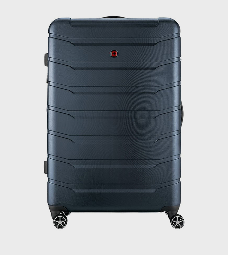 Textured Hard Shell Trolley Bag, 87cm