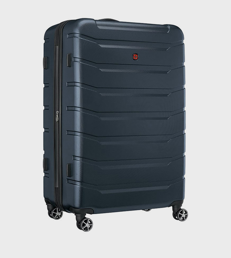 Textured Hard Shell Trolley Bag, 87cm