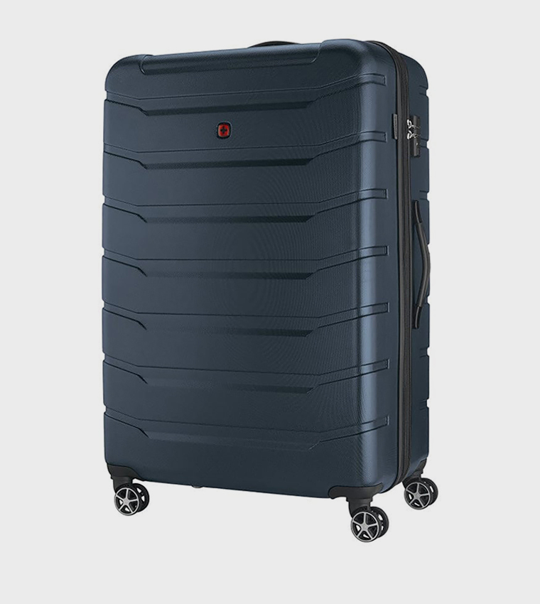 Textured Hard Shell Trolley Bag, 87cm