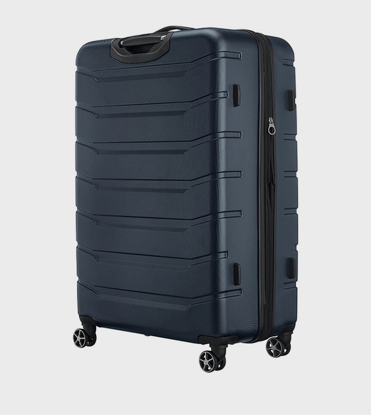 Textured Hard Shell Trolley Bag, 87cm
