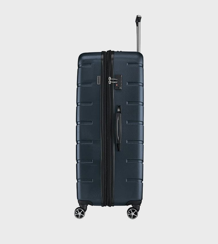 Textured Hard Shell Trolley Bag, 87cm