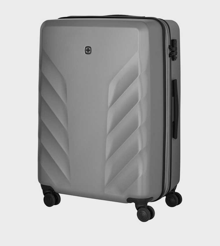 Textured Hard Shell Trolley Bag, 69cm
