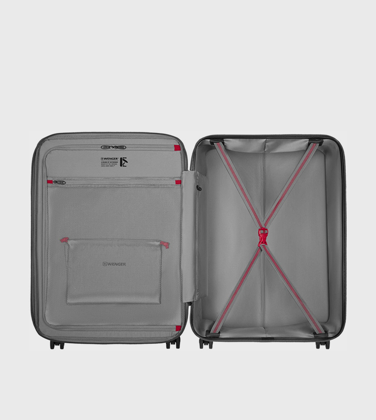 Textured Hard Shell Trolley Bag, 69cm