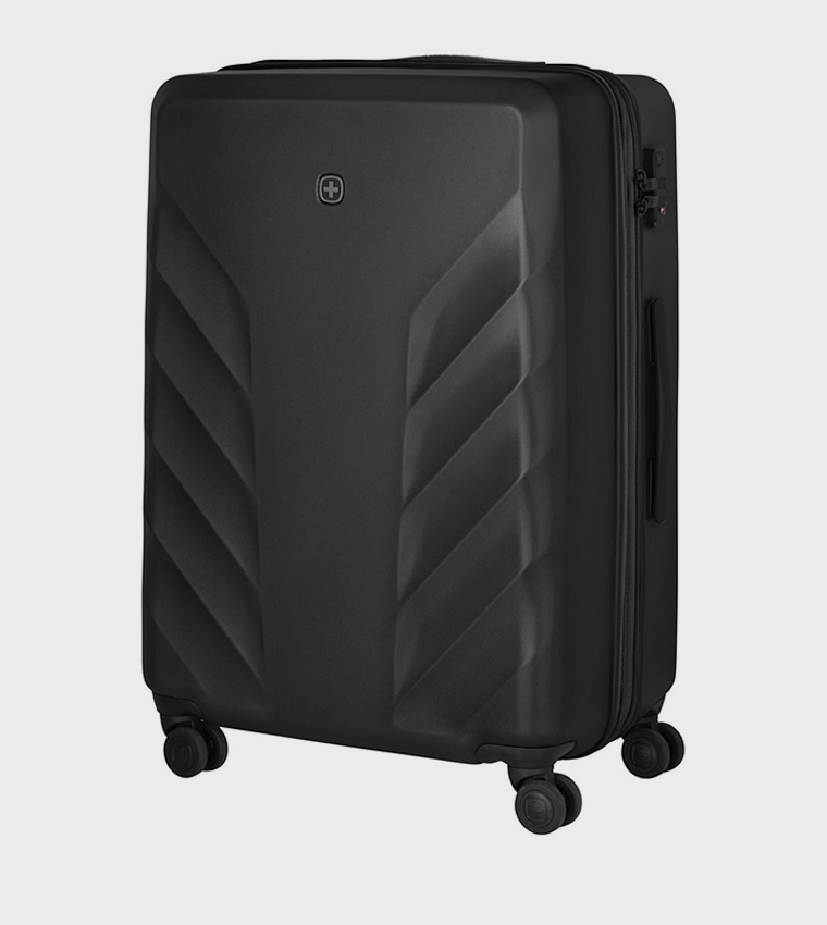 Textured Hard Shell Trolley Bag, 69cm