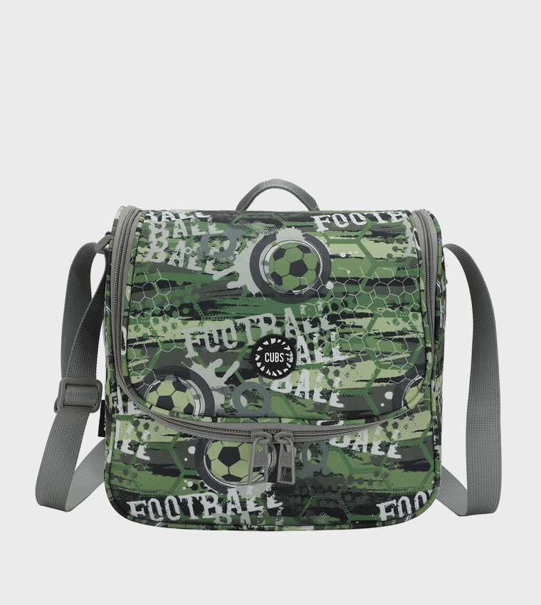 Army Green Football Lunch Bag