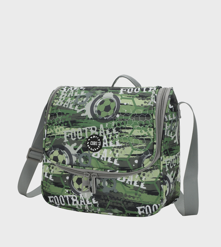 Army Green Football Lunch Bag