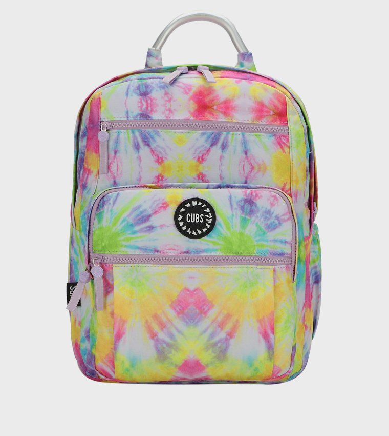 Sunrays Tie-Dye Zip Around Backpack