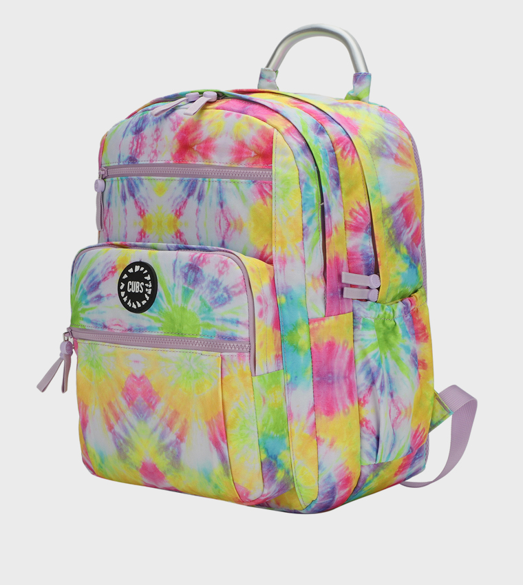 Sunrays Tie-Dye Zip Around Backpack