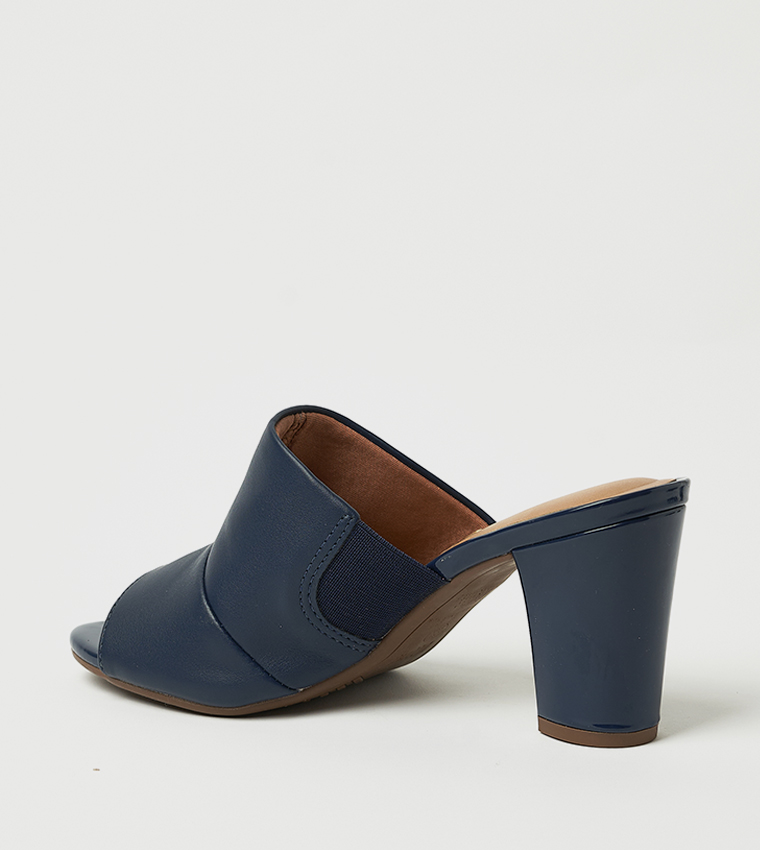 CAPRI Peep Toe Block Heel Sandals