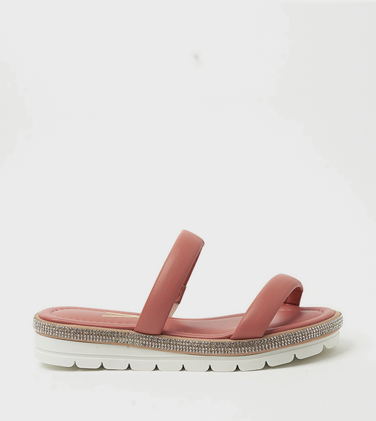 فيزانو  الصنادل المسطحة - أحمر  Flat Sandals