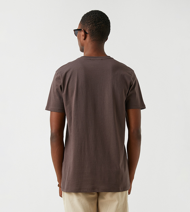 Solid Crew Neck T-Shirt