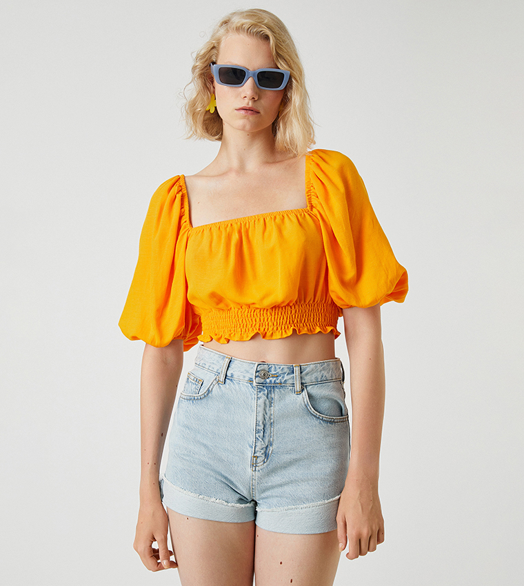 Koton  Cropped Tops - Orange Cropped Tops
