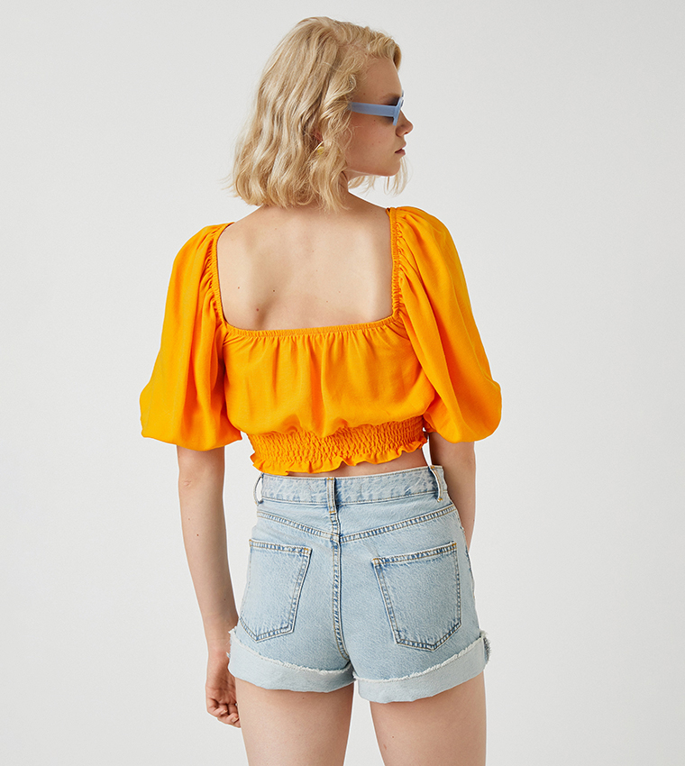 Koton  Cropped Tops - Orange Cropped Tops