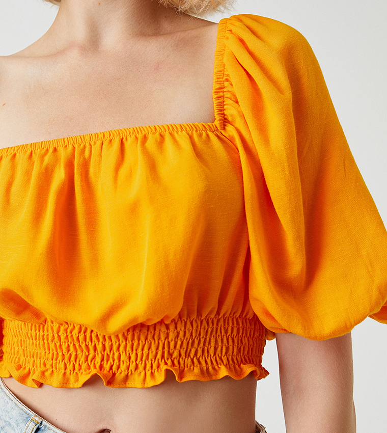 Koton  Cropped Tops - Orange Cropped Tops