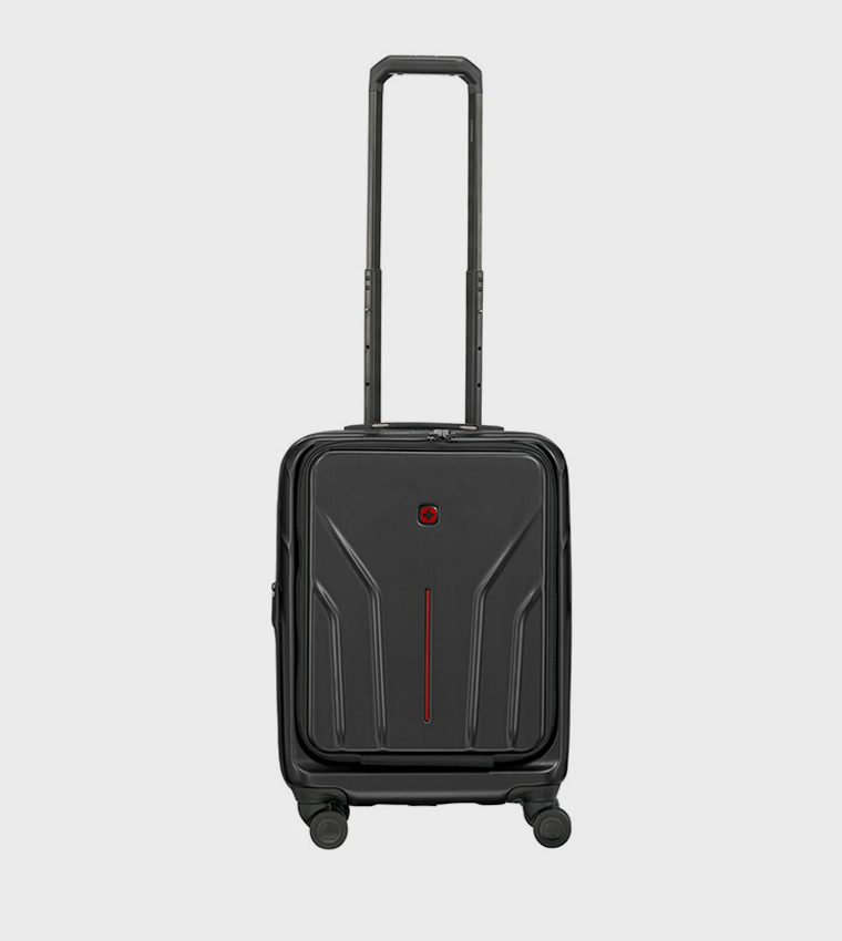 Textured Hard Shell Cabin Trolley Bag, 54cm