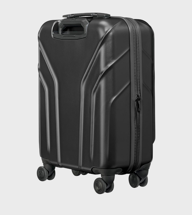 Textured Hard Shell Cabin Trolley Bag, 54cm