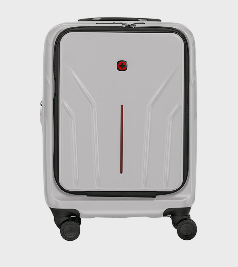 Textured Hard Shell Cabin Trolley Bag, 54cm