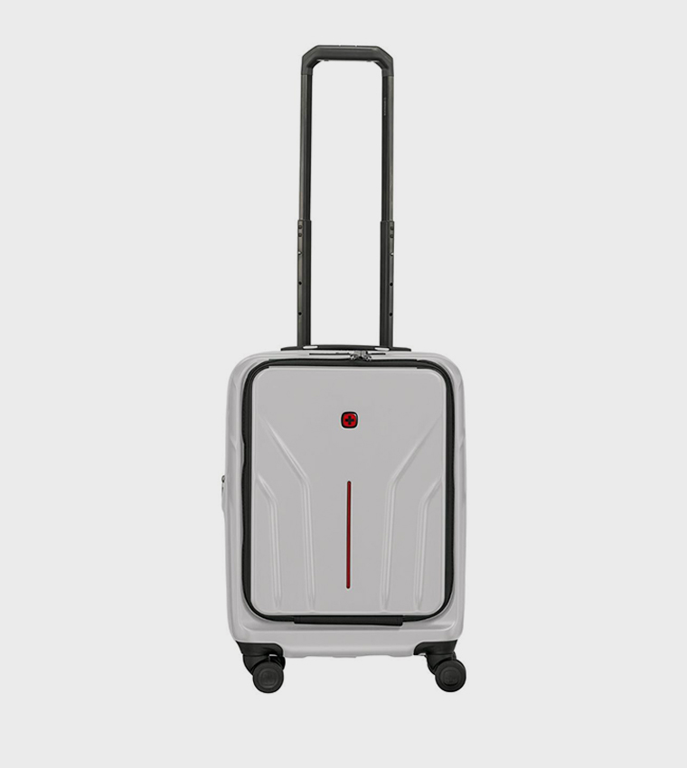 Textured Hard Shell Cabin Trolley Bag, 54cm