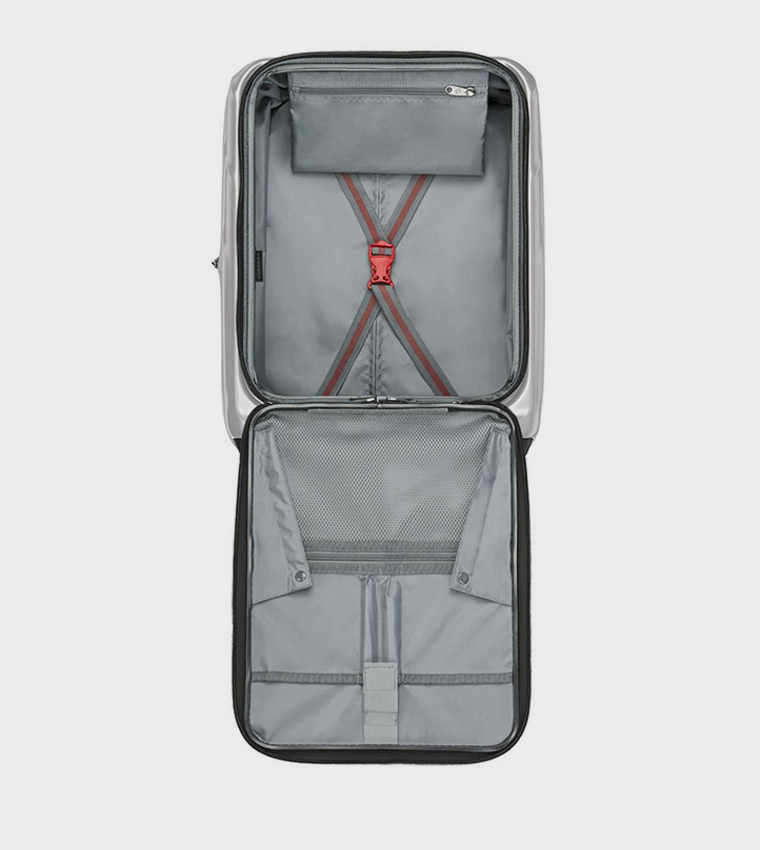 Textured Hard Shell Cabin Trolley Bag, 54cm