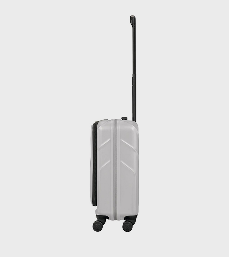 Textured Hard Shell Cabin Trolley Bag, 54cm