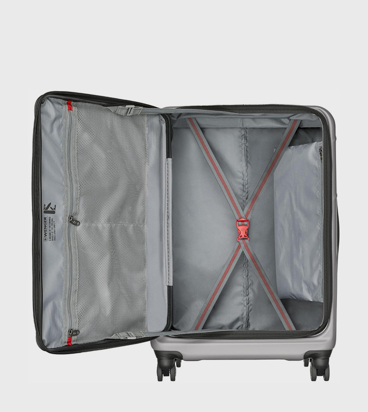 Textured Hard Shell Trolley Bag, 68cm