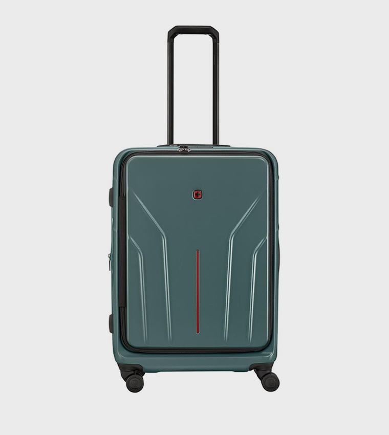 Textured Hard Shell Trolley Bag, 68cm