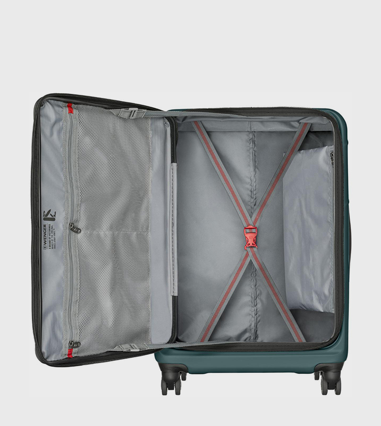 Textured Hard Shell Trolley Bag, 68cm