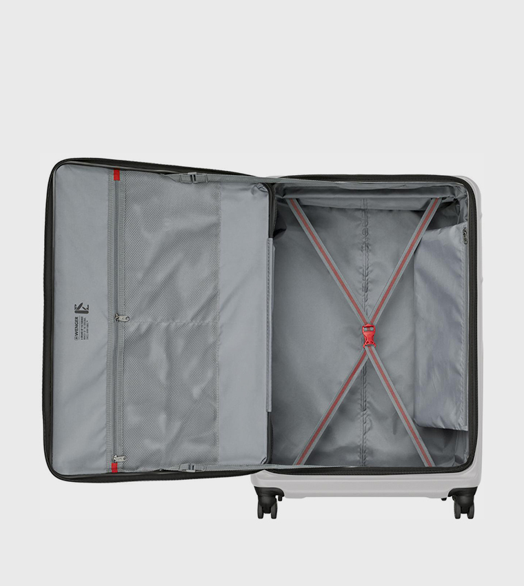 Textured Hard Shell Trolley Bag, 82cm