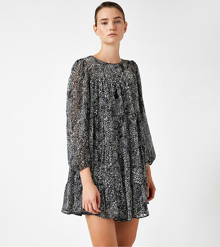 Printed Mini Dress