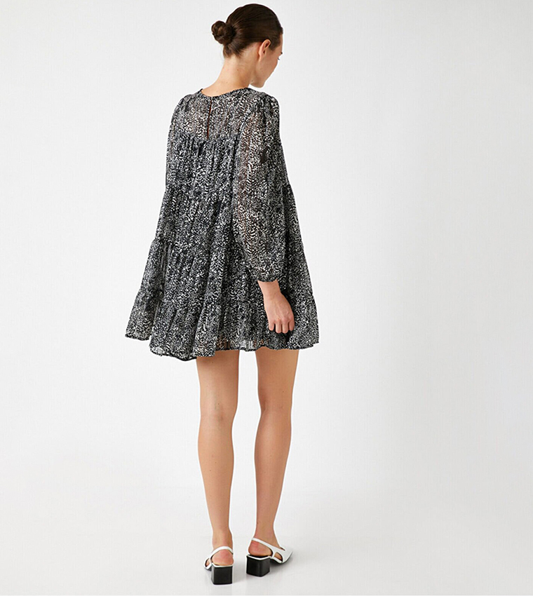Printed Mini Dress