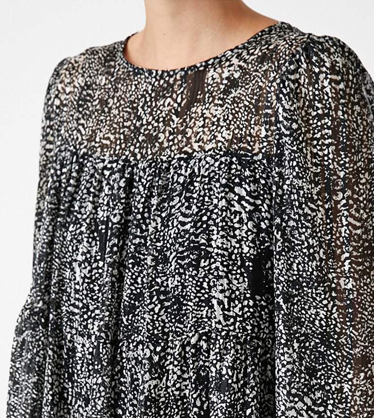 Printed Mini Dress