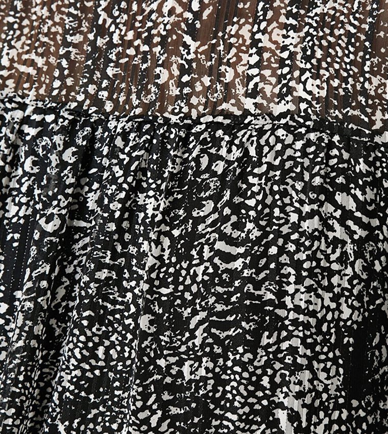 Printed Mini Dress