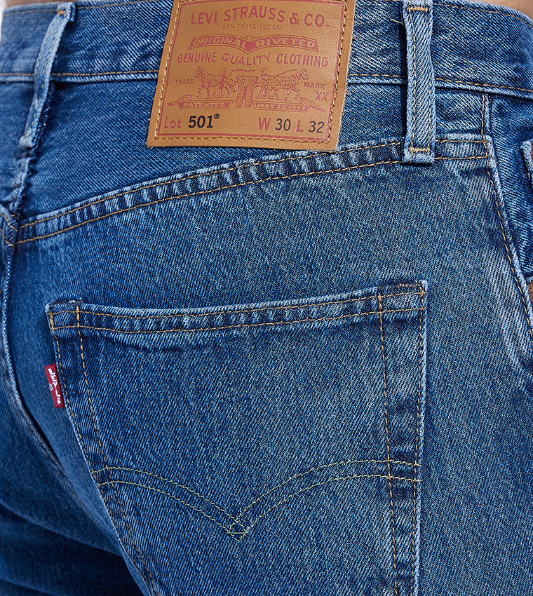 501 Mid Rise Regular Fit Jeans