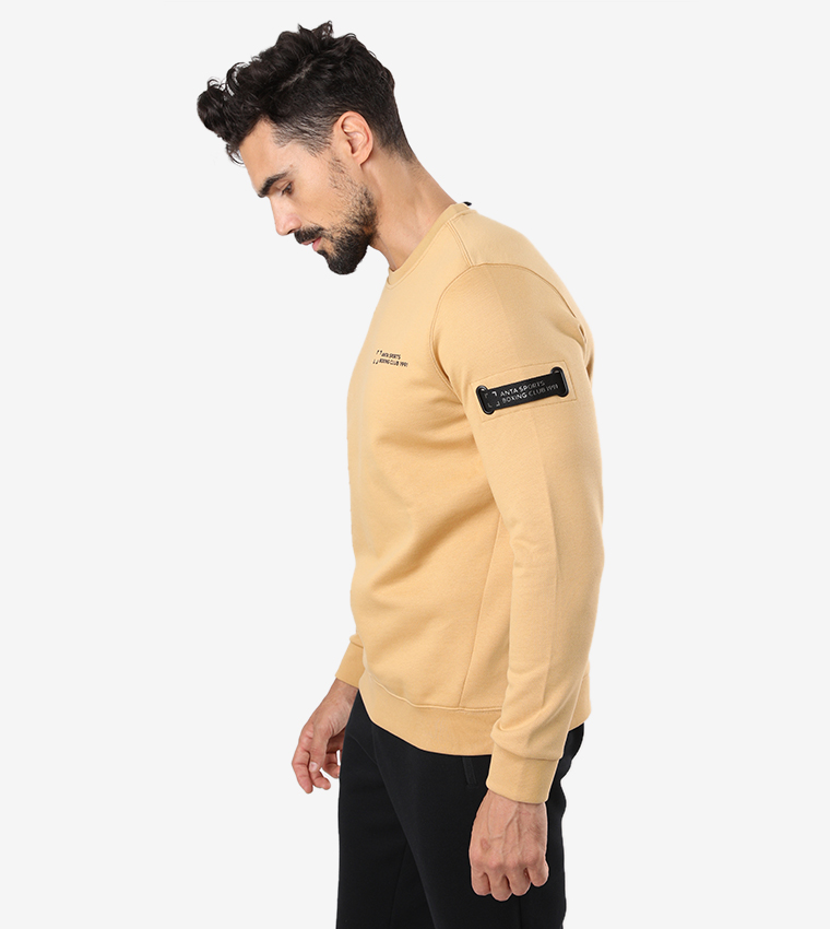 Anta  Sweatshirts - Yellow Sweatshirts