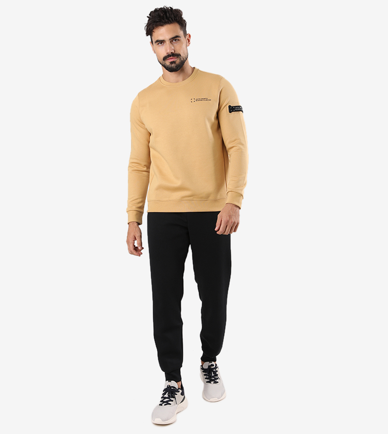 Anta  Sweatshirts - Yellow Sweatshirts