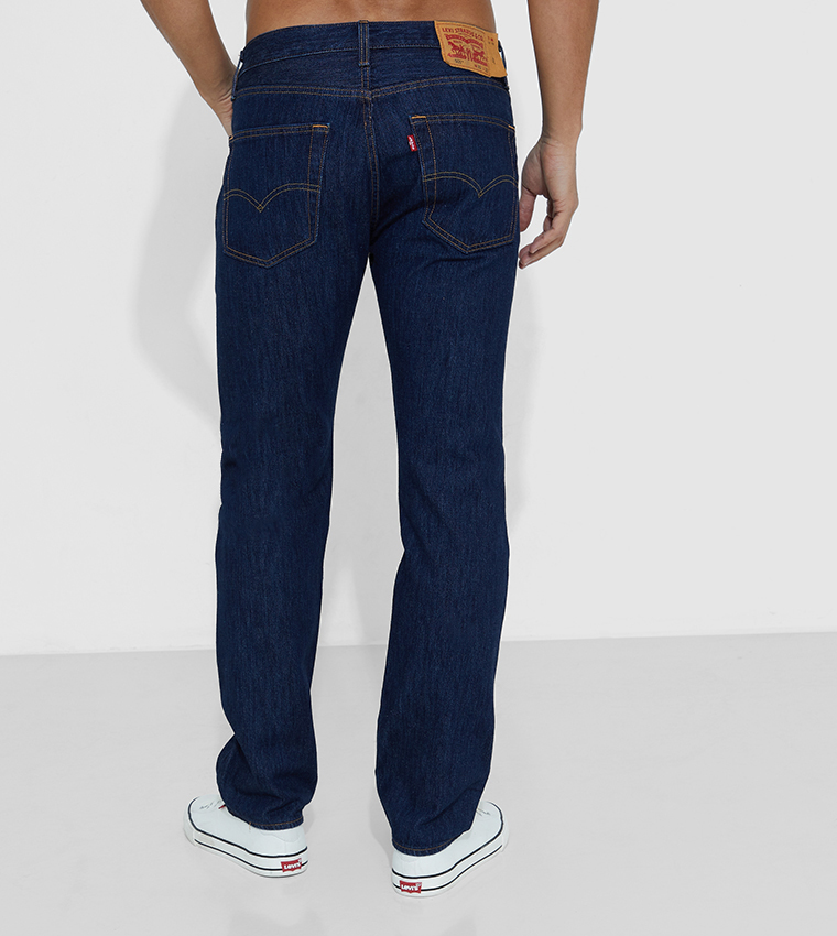 501 Original Straight Fit Jeans with 5 Pockets