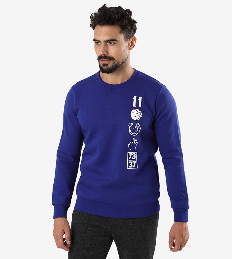 Anta  Sweatshirts - Blue Sweatshirts