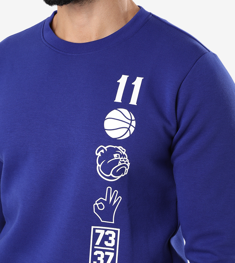 Anta  Sweatshirts - Blue Sweatshirts
