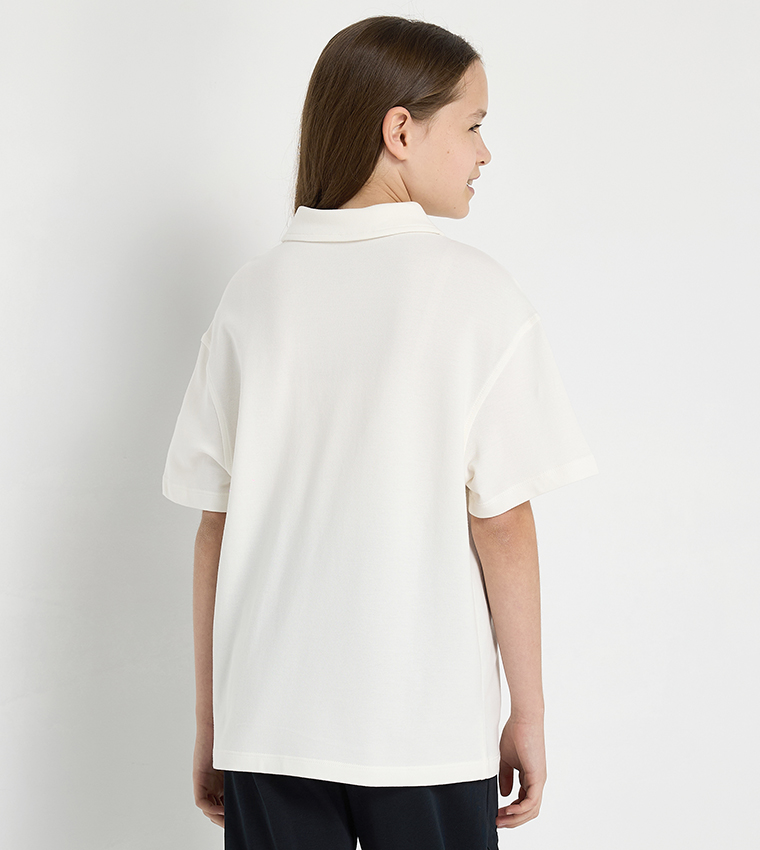 Logo Printed Polo T-Shirt