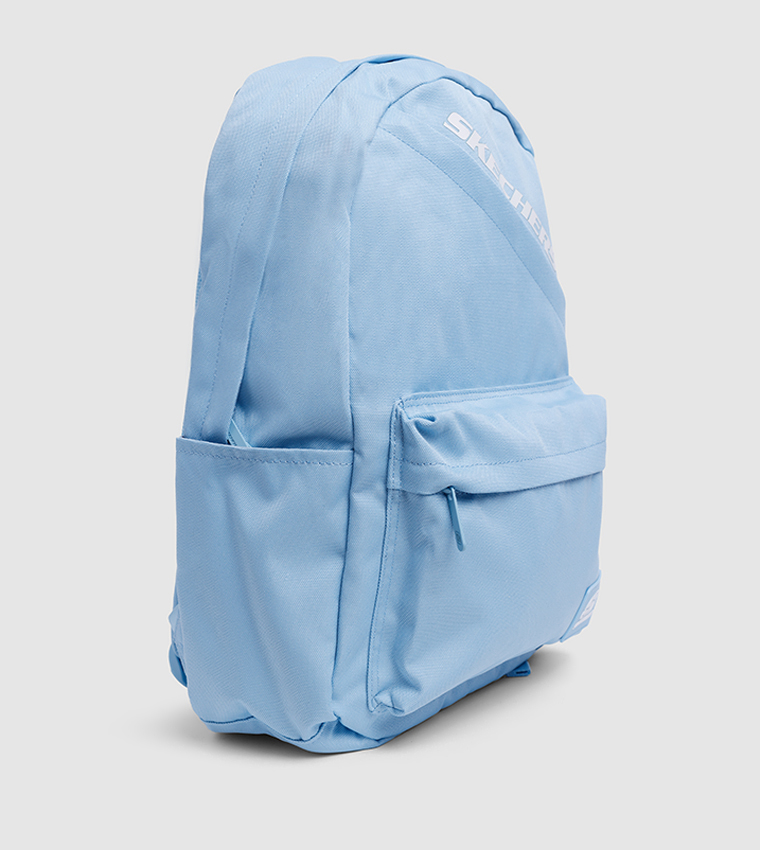 Logo Printed Zippered Backpack