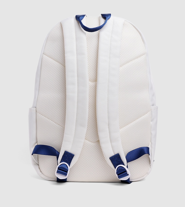 Logo Printed Zippered Backpack